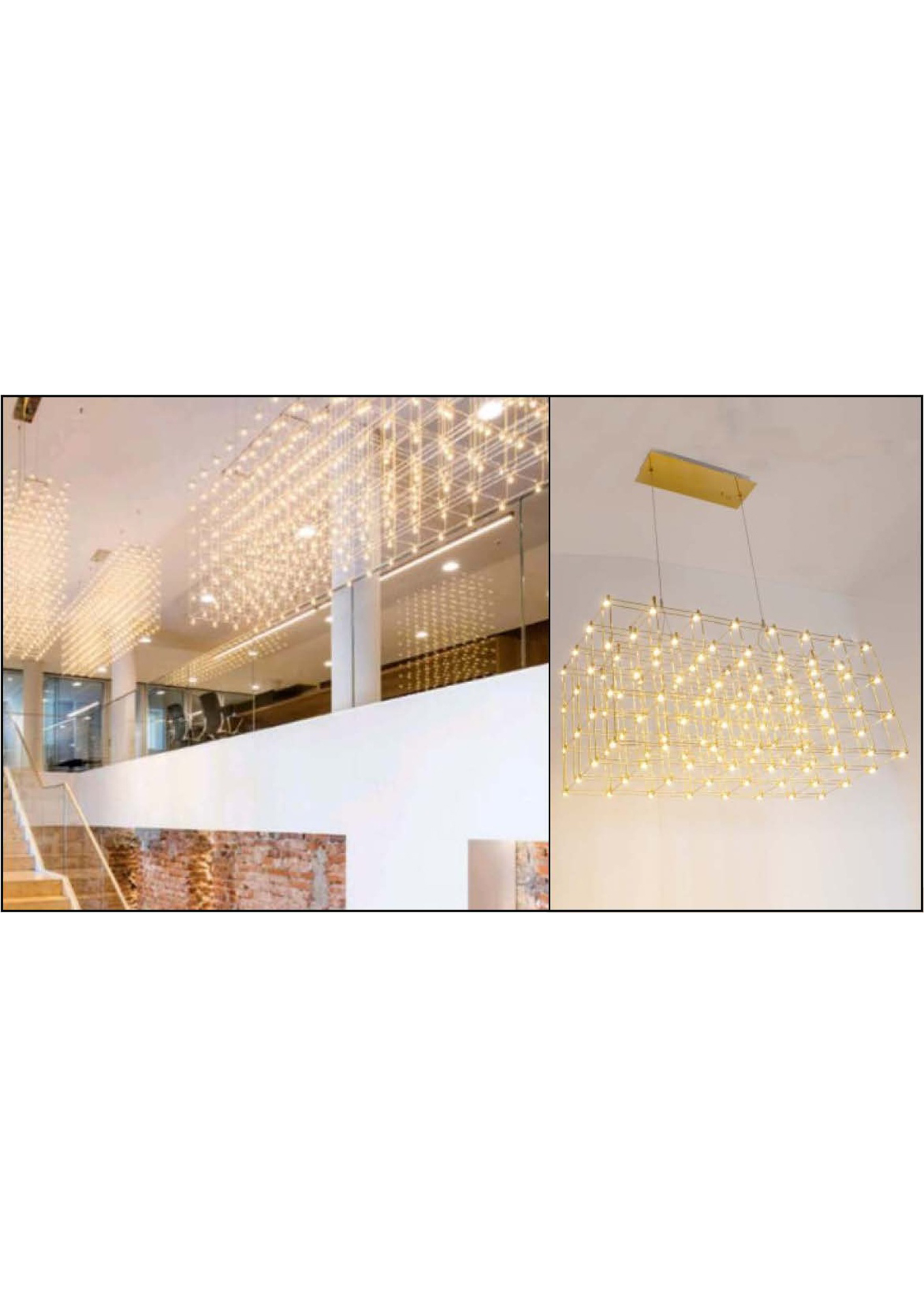 Beyond Lights - Cage Pendant Light- GL